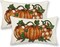 2 Orange PumpkinThrow Pillow Covers Outdoor Decor (Three Orange Pumpkin)